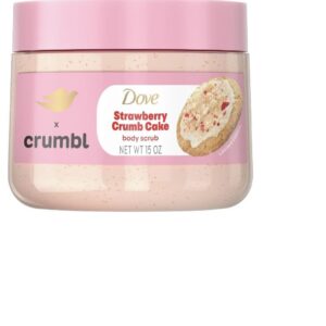 DOVE X CRUMBL STRAWBERRY CUMB CAKE BODY SCRUB DIYA BEAUTY SUPPLY