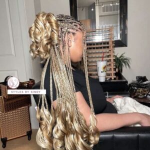French curls / spiral curl color 613