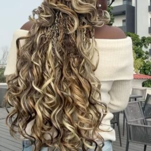 French curls / spiral curl color 613/27