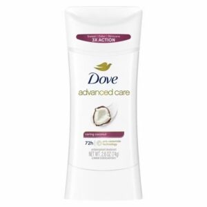 Dove deodorant stick caring coconut