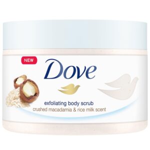 Dove Body Scrub Macadamia & Rice milk 225ml