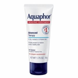 Aquaphor Advanced Therapy Healing Ointment, Hypoallergenic, Fragrance Free Body Moisturizer for Dry Skin and Minor Wound Care, Travel Size