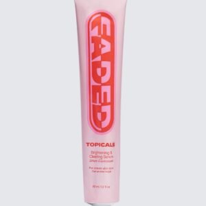 Topicals, Faded Brightening Serum, Reduces Discoloration, 1.7 Fl Oz | Clears Post-Blemish Marks, Scars & Spots, Kojic Acid & Niacinamide, Dermatologist-Tested, Vegan